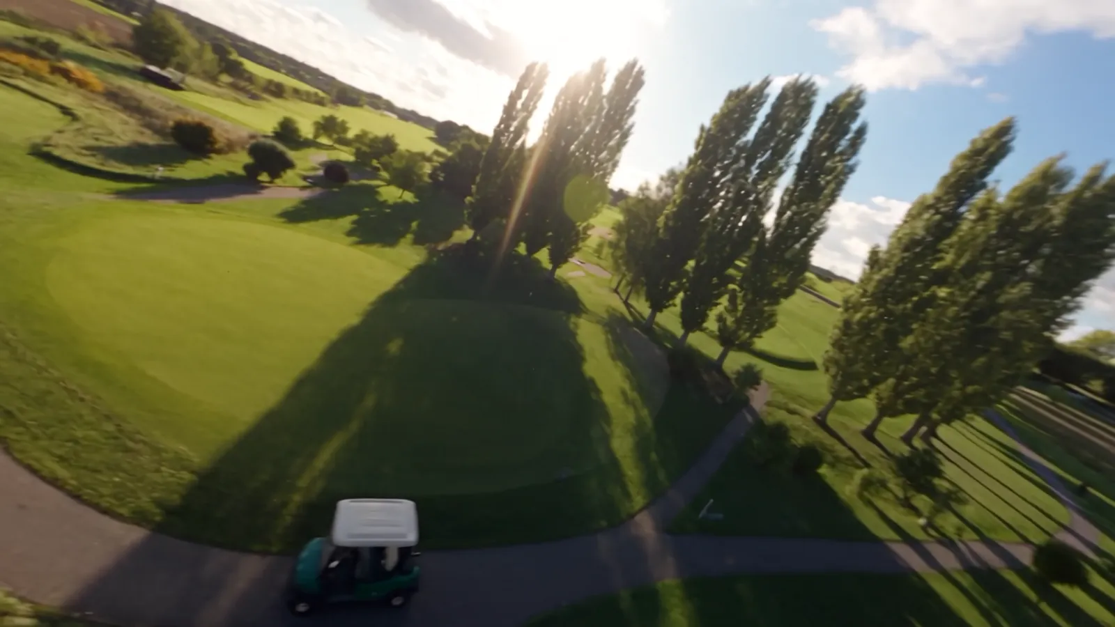 Abendlicht am Fairway